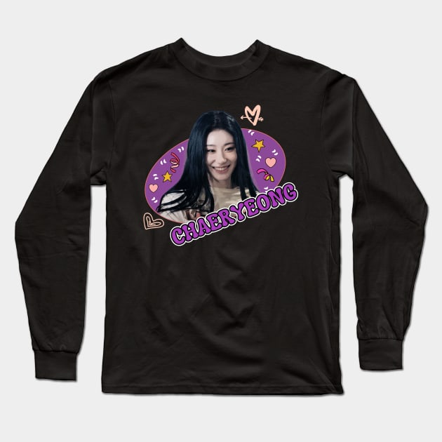 ITZY CHAERYEONG! Long Sleeve T-Shirt by wennstore